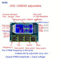 3 Way Digital PWM Signal Generator Pulse Frequency Duty Cycle 1HZ~150KHZ Adjustable Square wave XY-LPWM3